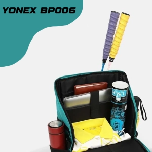 Balo cầu lông Yonex BP006 đen xanh lục - Gia công	