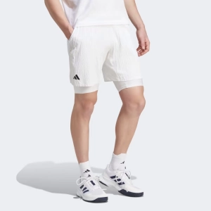 Quần tennis Adidas 2 Trong 1 Vải Sọc Nhăn Aeroready Pro
