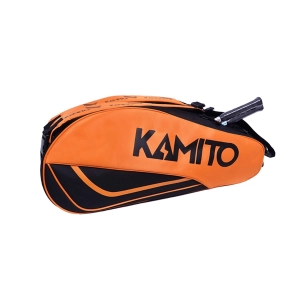 Túi cầu lông 3 ngăn Kamito KMBALO200152 đen phối cam chính hãng